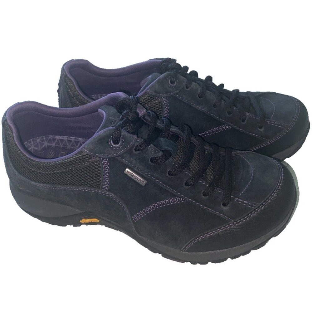 Dansko Womens Shoes Paisley Black Waterproof Vibram Sneaker Size US 5.5-6 EU 36